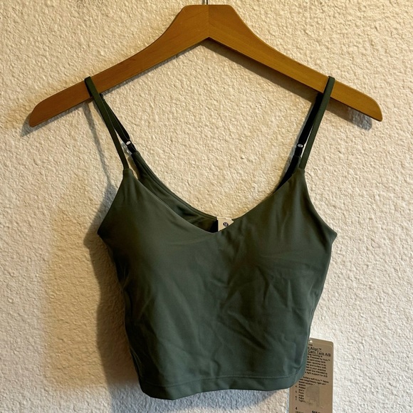 Lululemon Align Cropped Cami Tank Top
Light Support A/B Grey Eucalyptus Green - Picture 4 of 8
